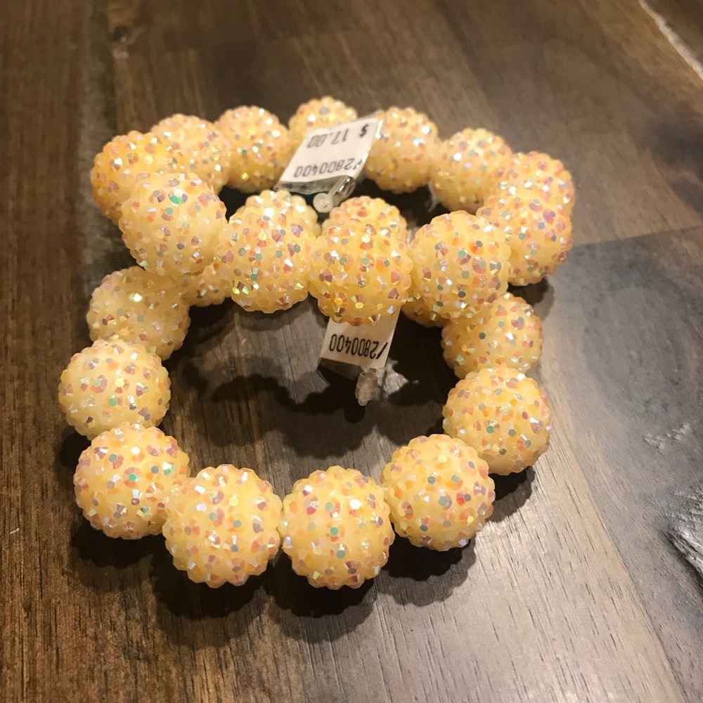 Rhinestone Ball Bracelets NWT